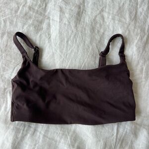 Brown Vitality sports bra